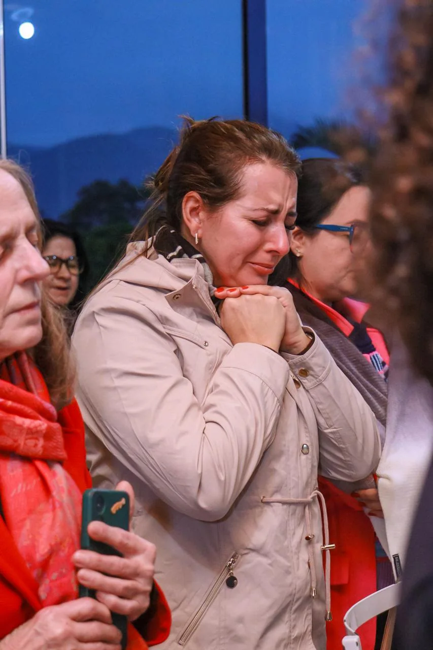 Momento de emoção durante a imersão